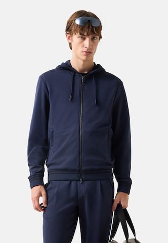 BOGNER - Sudadera con cremallera 'Forest' en azul: frente