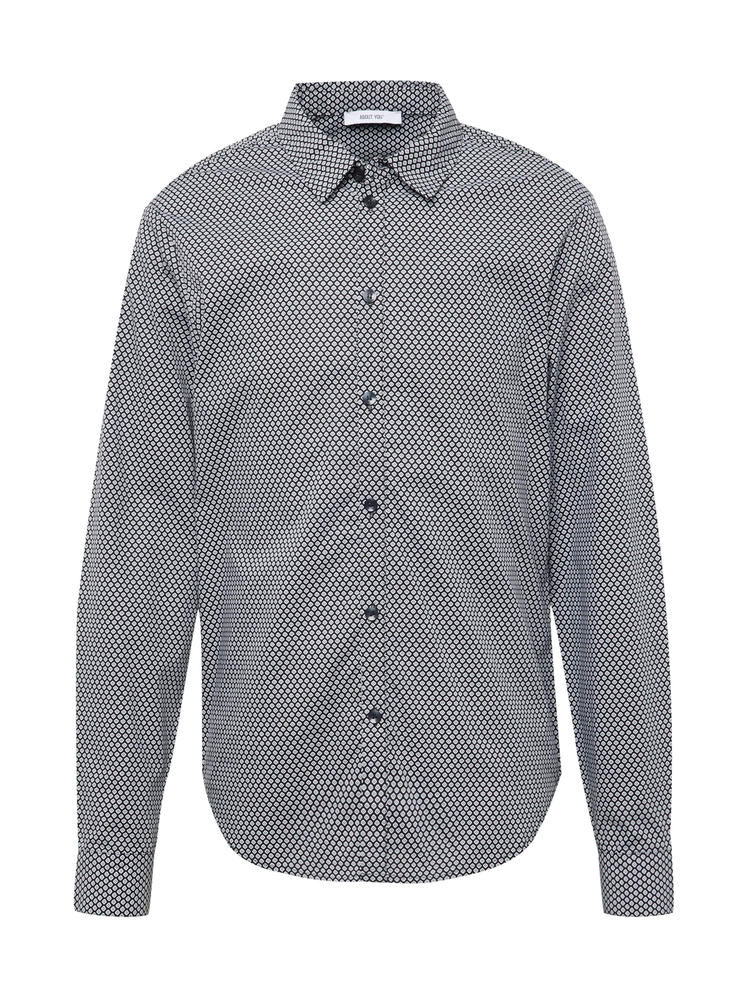 ABOUT YOU Рубашка 'Fritz' в Черный: спереди