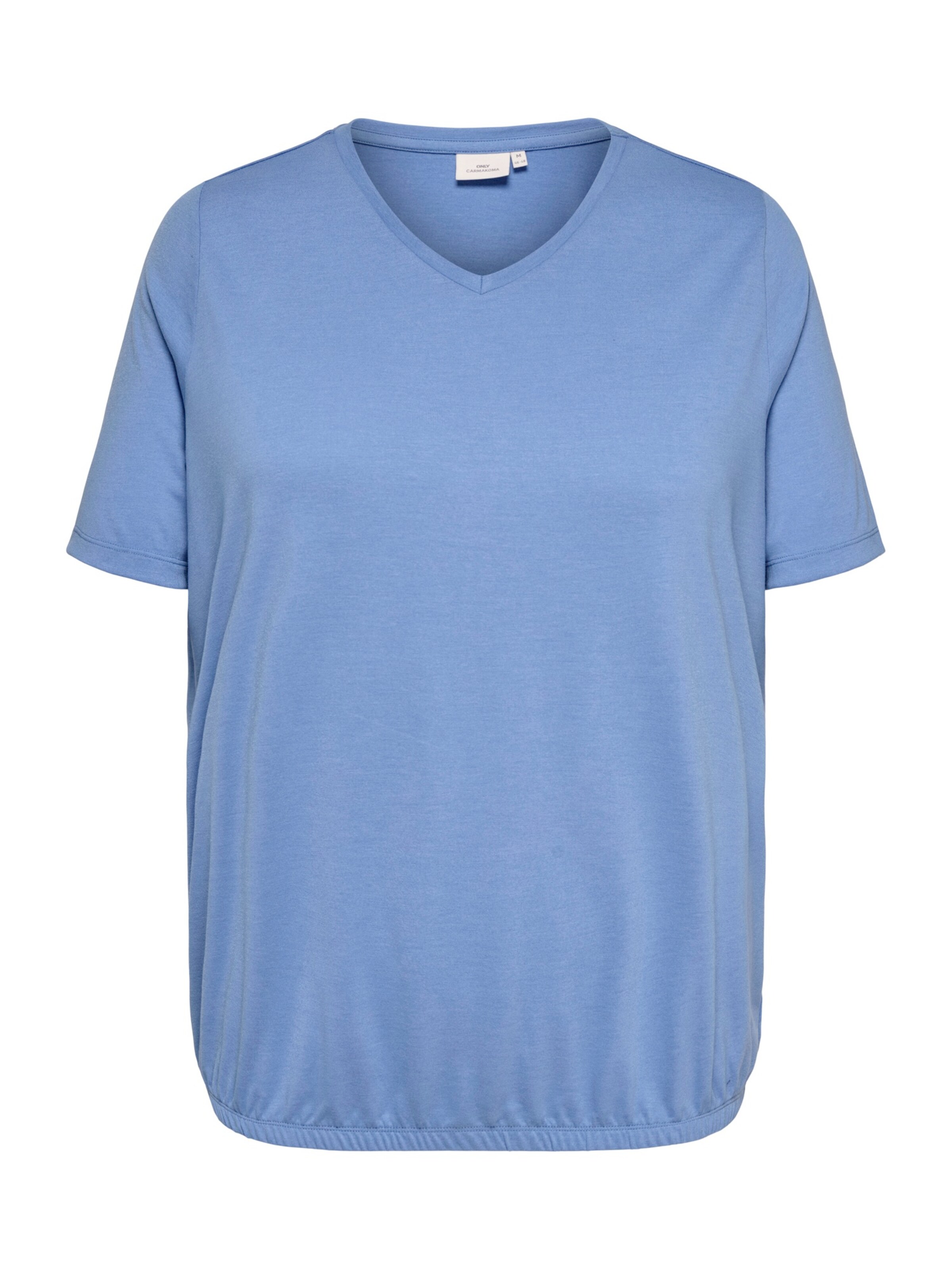 ONLY Carmakoma Majica 'CARCORAL' v velikosti XL-XXL  | modra barva, Prikaz izdelka
