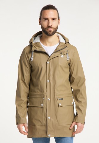 Schmuddelwedda Weatherproof jacket in Brown: front