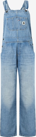 Carhartt WIP Loosefit Latzjeans in Blau: Vorderseite