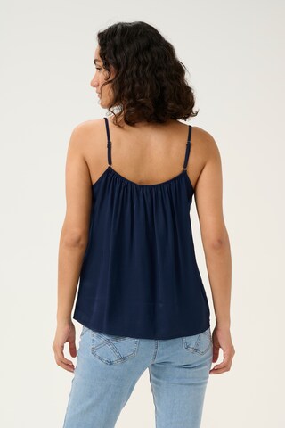 Haut 'Anna' Cream en bleu