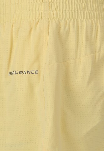 ENDURANCE Regular Sports trousers 'Comily' in Yellow