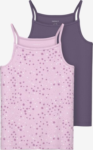NAME IT Undershirt in Purple: front