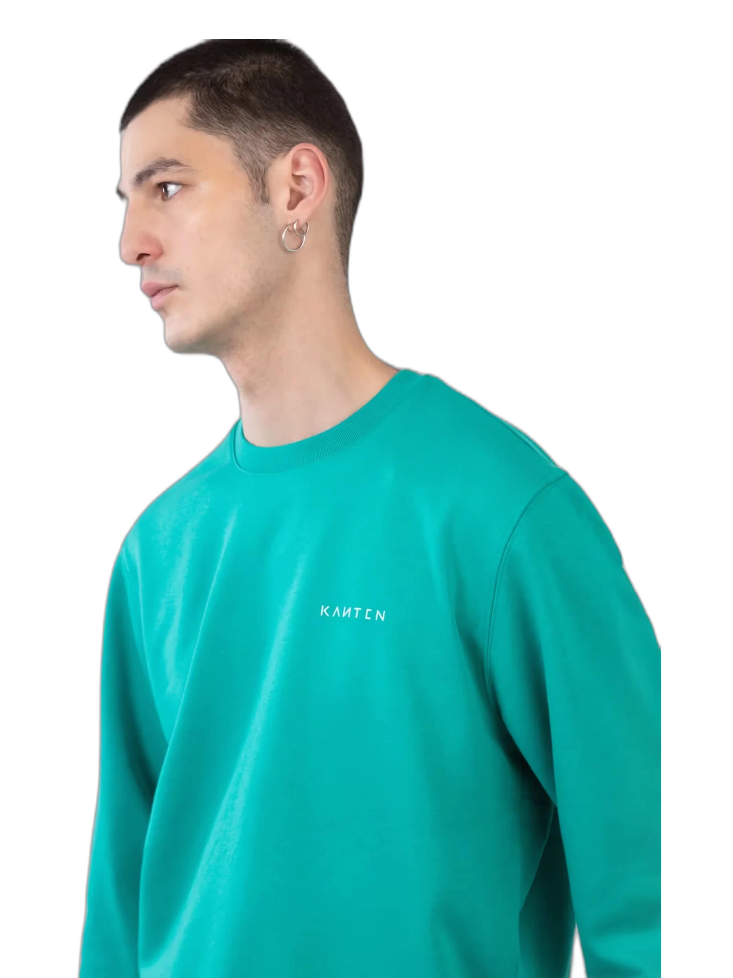 Kanten Sweatshirt 'Sweatshirt UltraBasic' in Green: front