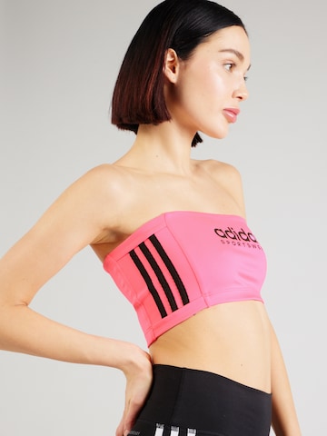 ADIDAS SPORTSWEAR - Top desportivo 'TIRO Q2' em rosa