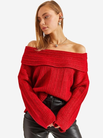 Bianco Lucci Pulover 'Pullover' | rdeča barva