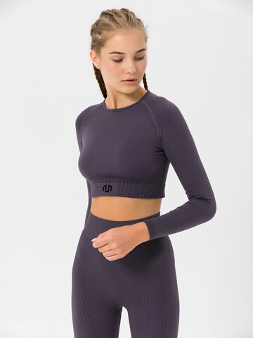 MOROTAI Sporttop 'NAIKAN SEAMLES' in Lila