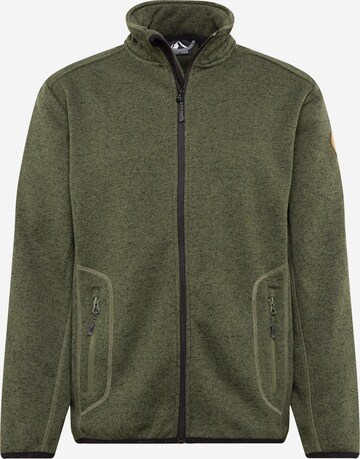 Whistler Fleece Jacket in Green: front