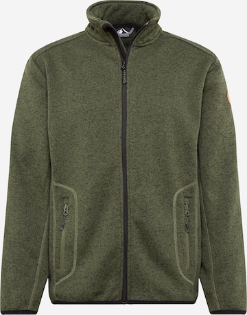 Whistler Fleece jas in Groen: voorkant