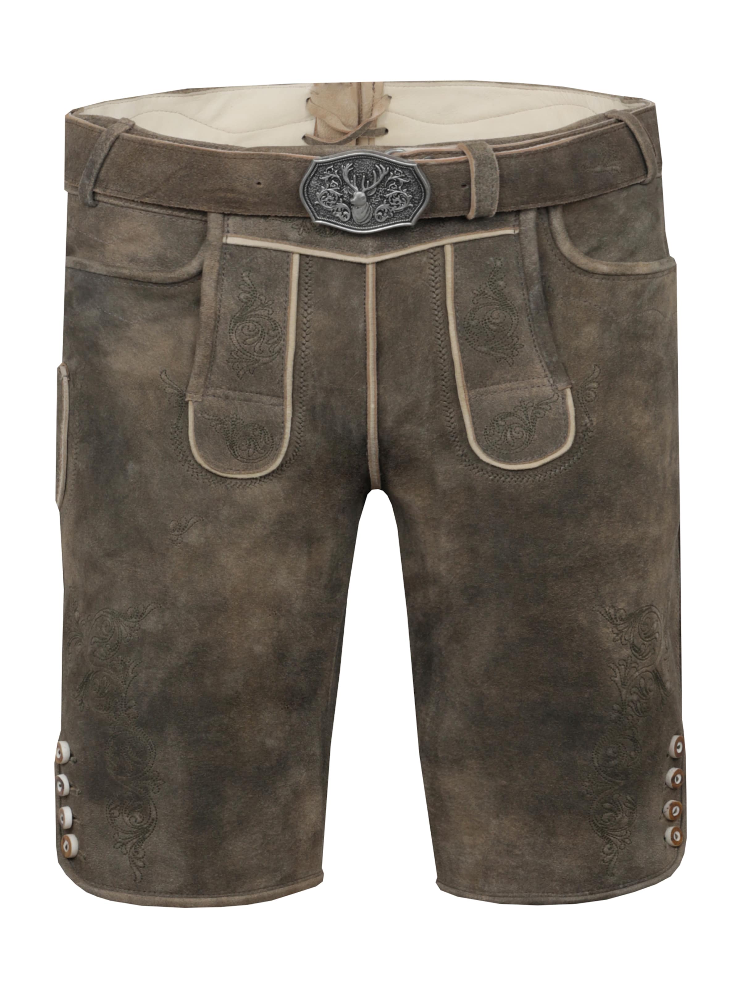 MARJO Слим фит Панталон в традиционен стил &#x27;Rückholz&#x27; в зелено: отпред