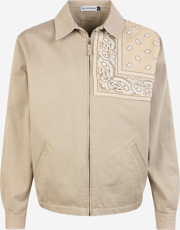 RETROAREA Between-Season Jacket in Beige: front