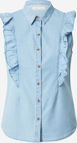 Springfield Blouse in Blauw: voorkant