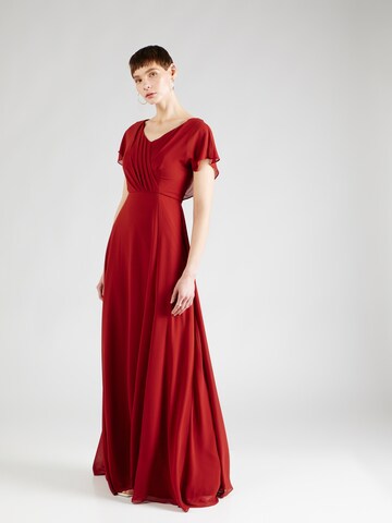 STAR NIGHT - Vestido de noche en rojo: frente