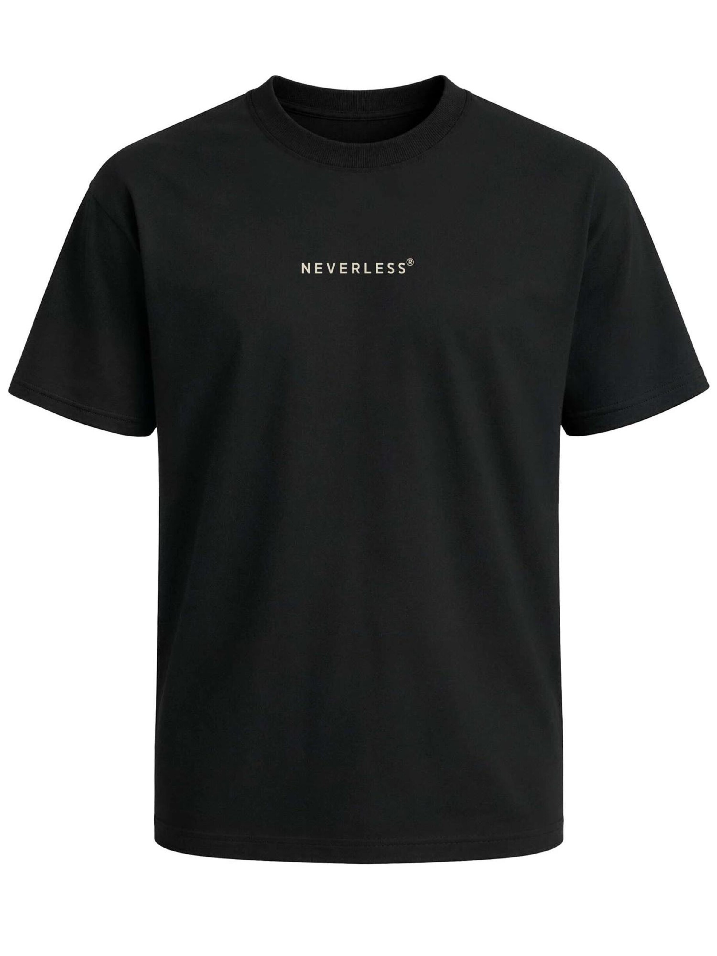 Neverless Shirt 'Palm Vibes' in Black