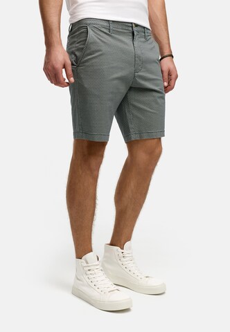 INDICODE JEANS Regular Chino trousers 'Lubin' in Blue