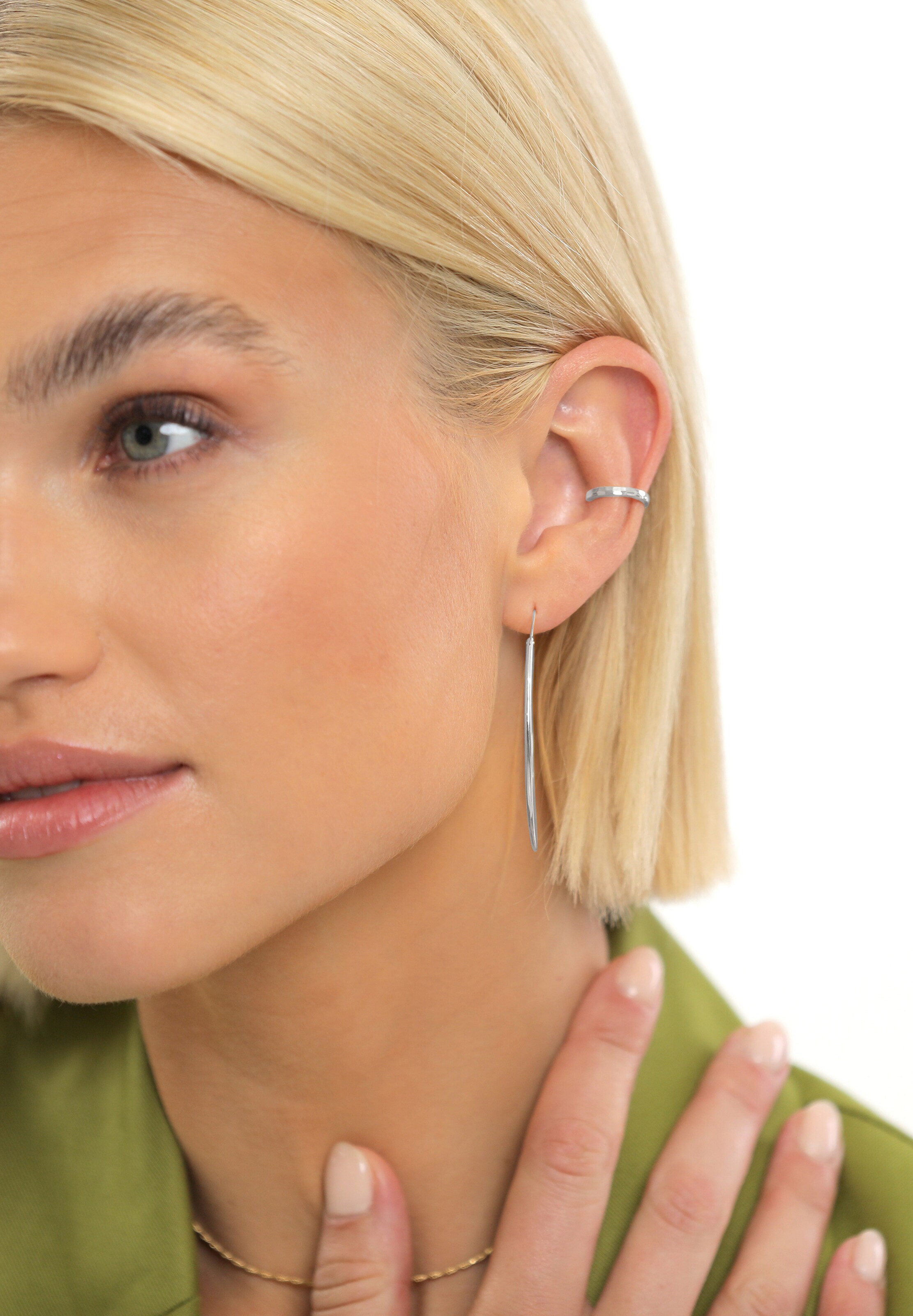 ELLI Серьги в Серебристый: спереди