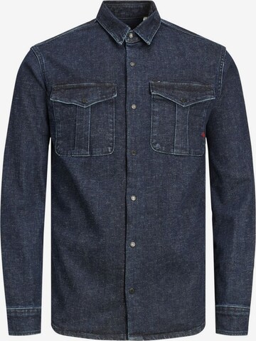 R.D.D. ROYAL DENIM DIVISION Regular fit Button Up Shirt 'Banes R353 RDD' in Blue: front