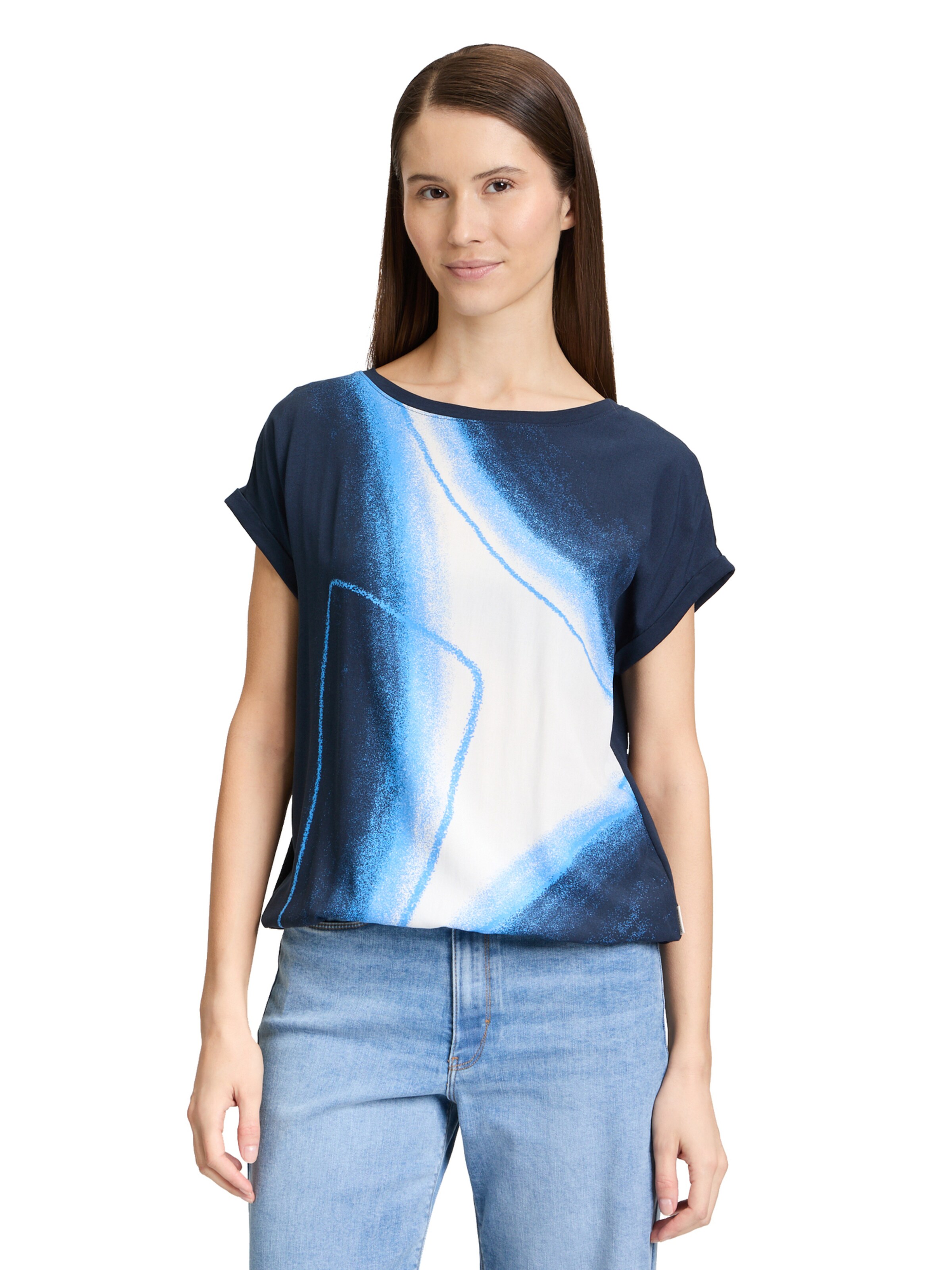 Betty & Co T-Shirt in Blau: Vorderseite