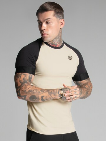 SikSilk Shirt 'Tech' in White: front