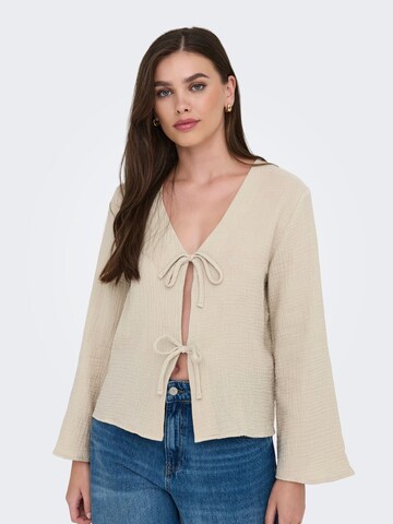 JDY Blouse 'THEIS' in Beige: voorkant
