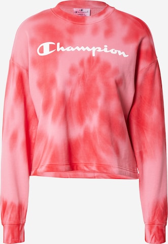 Champion Authentic Athletic ApparelSweater majica - crvena boja: prednji dio