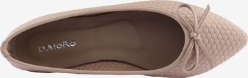 D.MoRo Shoes Ballerina 'Texflor' in Beige