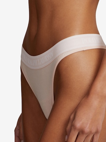 Polo Ralph Lauren Panty ' Mid Rise Thong ' in Pink