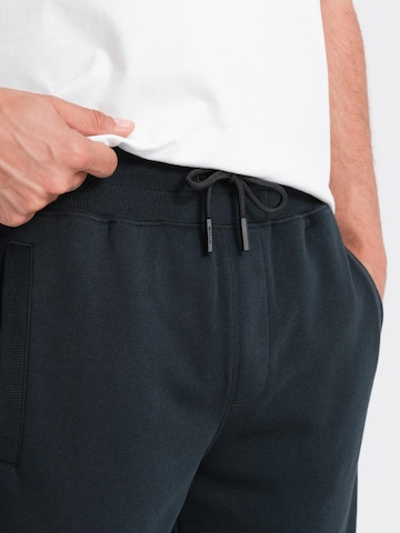 Regular Pantalon Ombre en noir