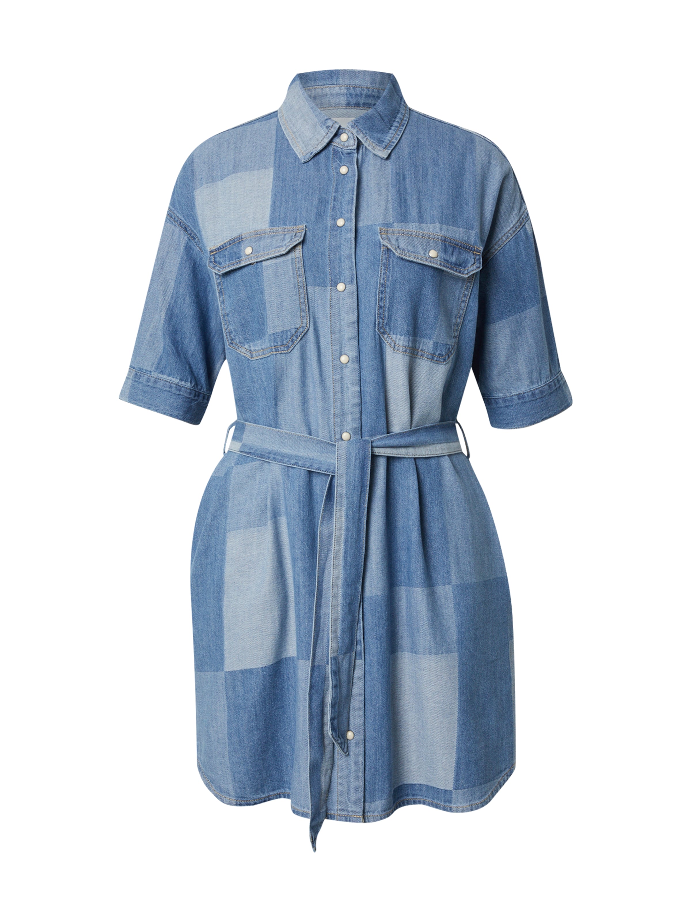 OBJECT Skjortklänning 'OBJFrancey' i blå: framsida