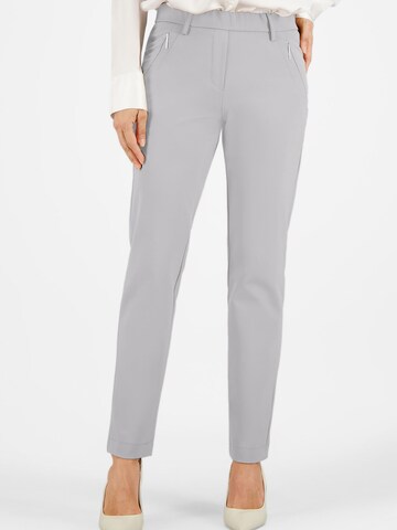Gardeur Slim fit Trousers 'Zene' in Grey: front