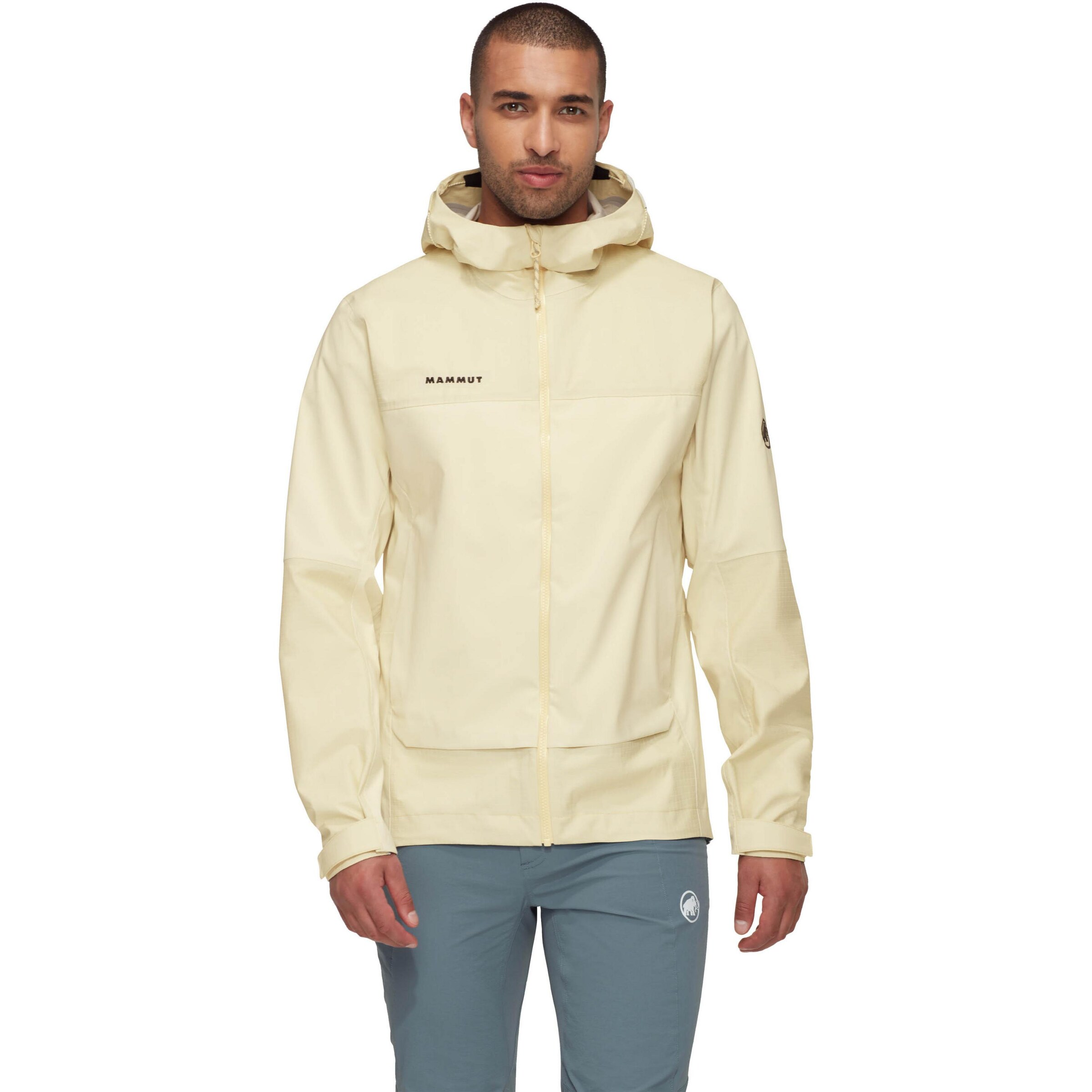 MAMMUT Outdoor jacket 'Ducan Guide' in Yellow: front