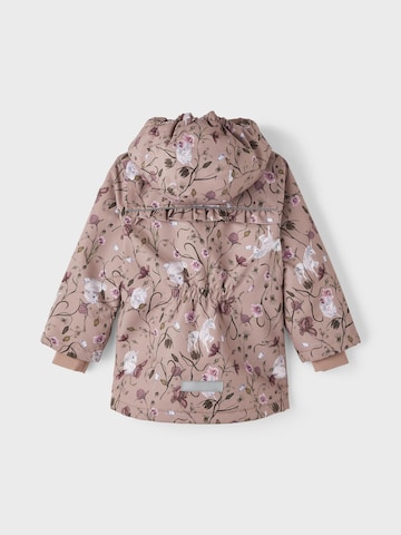 NAME IT Performance Jacket 'Flower Unicorn' in Pink