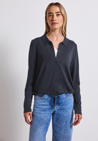 STREET ONE Strickjacke in Blau: Vorderseite
