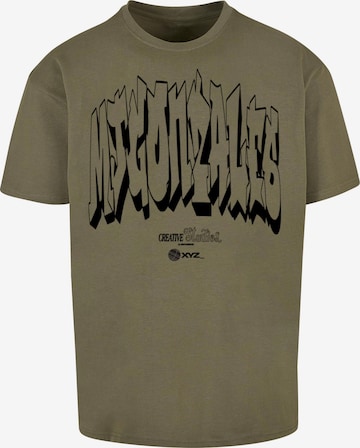 MJ Gonzales Tričko – zelená: přední strana