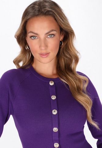 Cardigan faina en violet