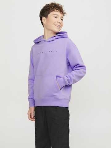 Jack & Jones Junior Sweatshirt 'STAR' in Purple: front