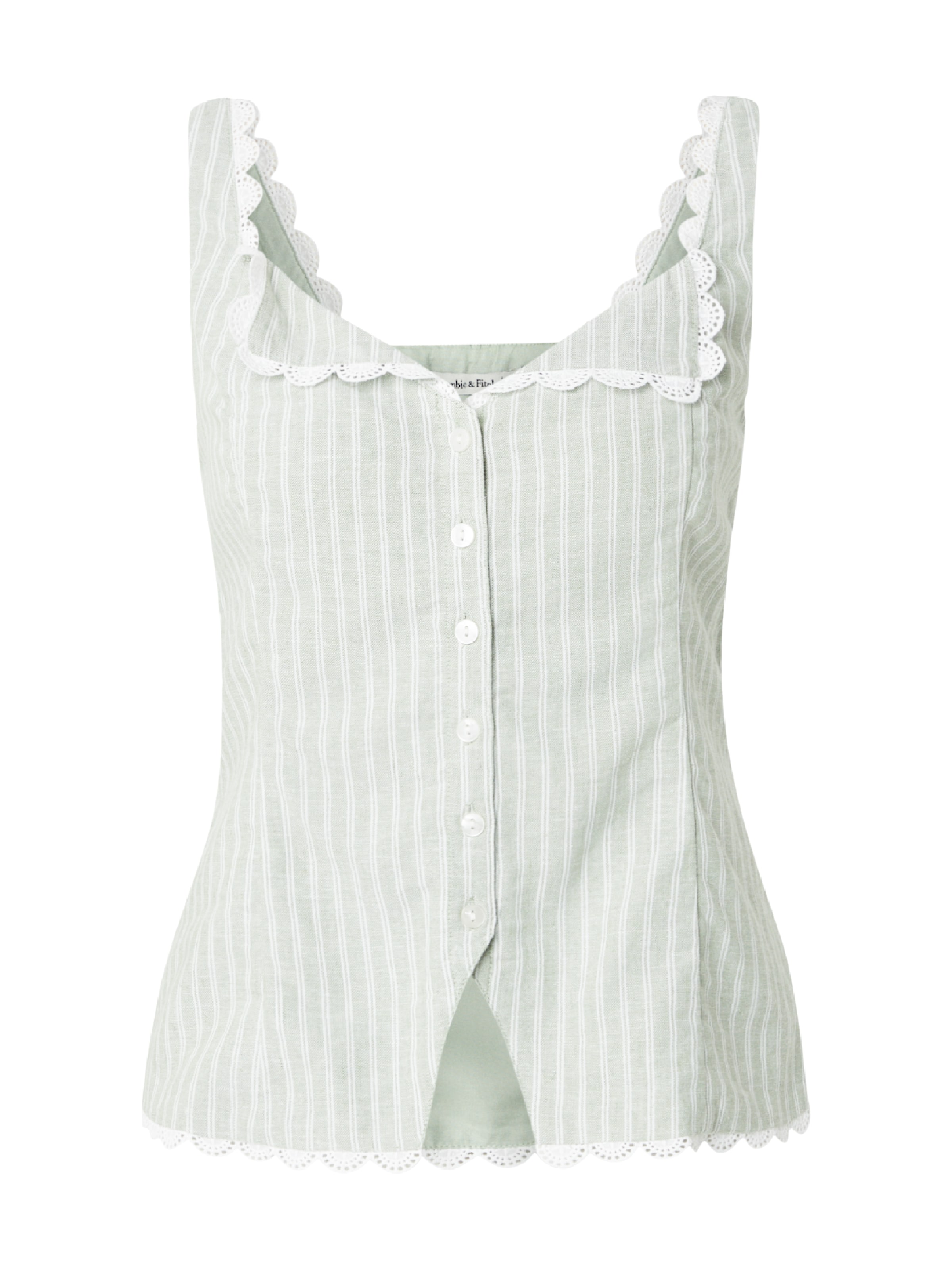 Camicia da donna di Abercrombie & Fitch in verde: frontale