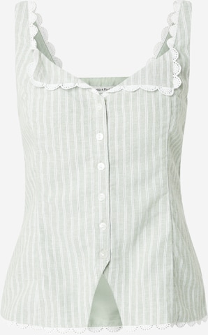 Camicia da donna di Abercrombie & Fitch in verde: frontale
