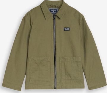 TOM TAILOR Jacke 'Utility' in Grün: Vorderseite