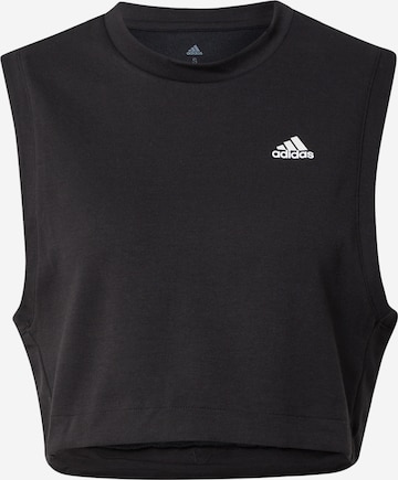 ADIDAS SPORTSWEAR Sports Top in Black: front