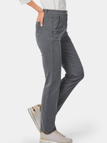 Goldner Slimfit Hose in Grau