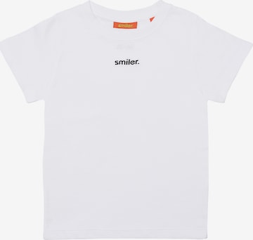 smiler. Shirt 'mini-laugh.' in Weiß: predná strana