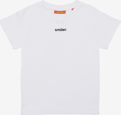 smiler. T-Shirt 'mini-laugh.' en noir / blanc, Vue avec produit