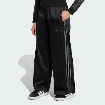 ADIDAS SPORTSWEAR Široke hlačnice Športne hlače | črna barva: sprednja stran