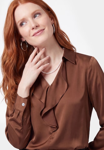 usha BLACK LABEL - Blusa en marrón