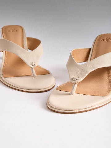 Tongs The Set en blanc