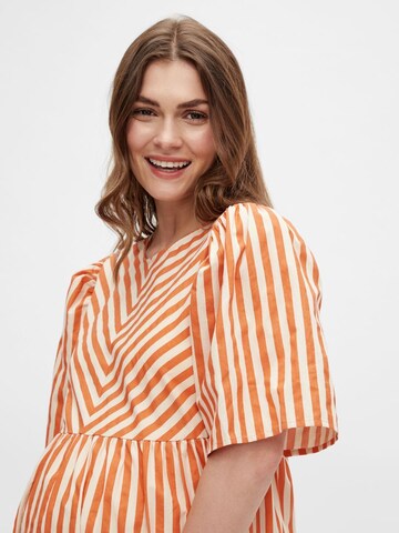 Robe 'Felicity' MAMALICIOUS en orange