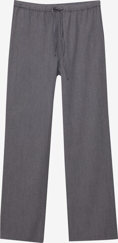 Pull&Bear Lużny krój Spodnie w kolorze szary: przód