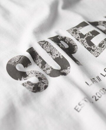 T-Shirt Superdry en blanc